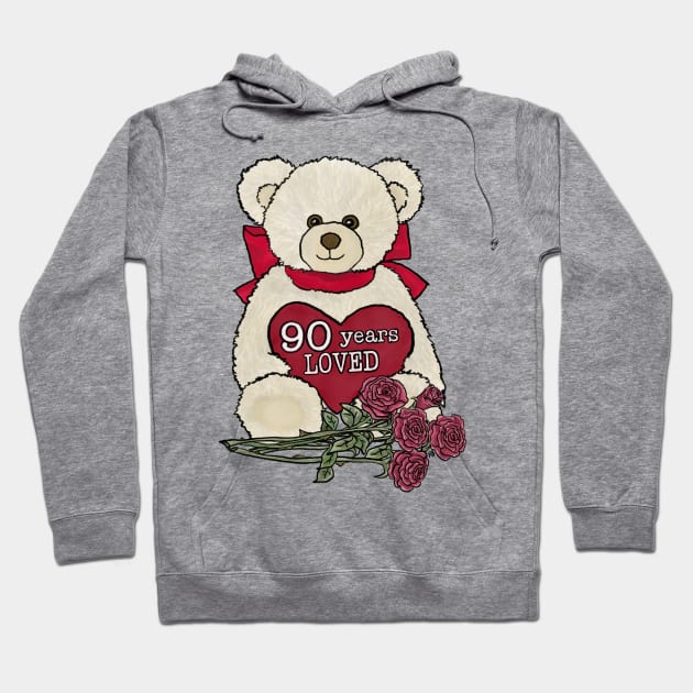 90th birthday Hoodie by BlueTiger